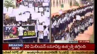 Nuziveedu IIIT Students Supports Tv5 Save Power Campaign [upl. by Hancock]