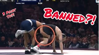 3 POINT TAKEDOWN NCAA WRESTLING RULE CHANGE 2023 [upl. by Polik174]