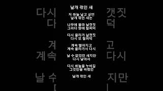 날개 꺾인 새  매일 가장 먼저 달린 댓글의 주제로 시를 씁니다 [upl. by Nodab25]