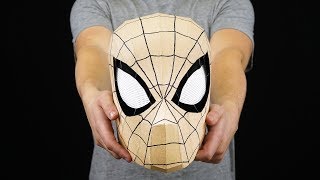 DIY SpiderMan Mask with Moving Eyes [upl. by Auhoj875]