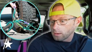 OutDaughtered Adam RUNS OVER Hazels Bike [upl. by Ferro649]