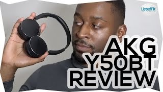 AKG Y50BT Bluetooth Headphones Review  Are they worth it [upl. by Nami]