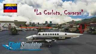 Aterrizando en CaracasLa Carlota en un King Air 350iVenezuela [upl. by Nylrad654]