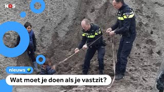 Yassirs zusje kwam vast te zitten in drijfzand [upl. by Asilef]