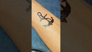 HOW TO MAKE A SIMPLE TATTOO Pen Artquottattoo tattoodesign art nato shorts [upl. by Nanette778]