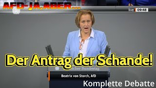 Der Antrag der Schande  komplette Debatte 😡 0511 quotNie wieder ist jetztquot [upl. by Akimihs]