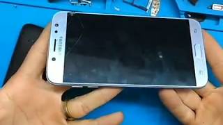 SAMSUNG J7 PRÓ  j730G COMO TROCAR TELA FRONTAL [upl. by Ymrej97]