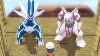 Awakening of Dialga and Palkia in Pokémon Brilliant Diamond amp Shining Pearl 4K [upl. by Orion959]