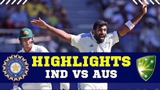 IND Vs AUS Highlights  India vs Australia 1st Test Day 2 Full Match Highlights  IND Vs AUS [upl. by Elirpa]