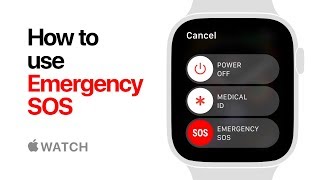 Apple Watch Series 4 — How to Use Emergency SOS — Apple [upl. by Nodaj572]