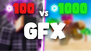 100 vs 1000 Robux GFX [upl. by Neiluj]