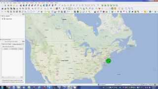 Qgis  Import route kml file created by Google Earth [upl. by Amliv]