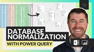 Database Normalization for Beginners  How to Normalize Data w Power Query full tutorial [upl. by Sel]