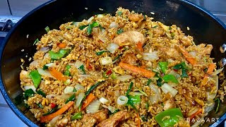 Spicy Thai Chilli Basil Fried Rice Better Than Take Out [upl. by Duston]