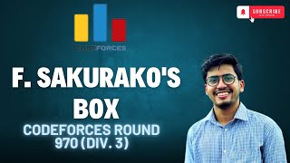 Sakurakos Box 1  Codeforces Round 970 Div 3  solution [upl. by Rivkah]