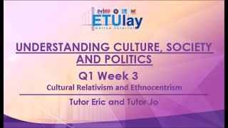 Cultural Relativism and Ethnocentrism  Understanding Culture Society and Politics [upl. by Aire457]