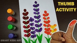 Thumb Printing Activity thumbprint activityforkids cambridgeschool cambridgeschoolbegowal [upl. by Moriyama420]