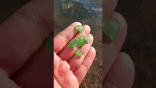 Stunning HeartShaped Sea Glass Pieces Perfect for Jewelry [upl. by Iruy]