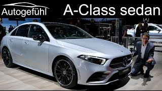 2019 Mercedes AClass Sedan REVIEW AClass Saloon Limousine  Autogefühl [upl. by Gardiner]