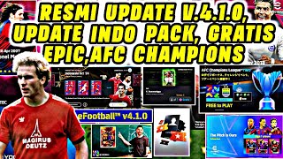 RESMI UPDATE V410CLUB PACK TERBARU GRATIS EPICGRATIS KOINLISENSI PERSIB EFOOTBALL 2025 MOBILE [upl. by Cyprian373]