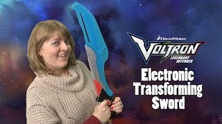 Voltron Legendary Defender Transforming Sword from Playmates Toys [upl. by Esihcoc]