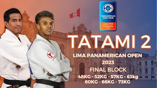 Open Panamericano Lima 2023 Dia 1 Tatami 2 Bloque Final [upl. by Philipps]