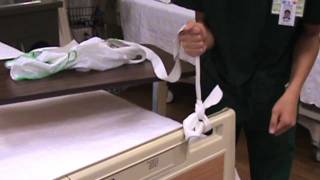 Southern Nursing Skills  Tying Restraints [upl. by Ahsim366]