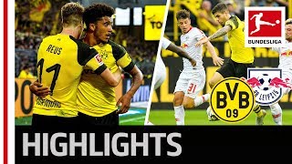 Borussia Dortmund vs RB Leipzig  41  Highlights 2018 [upl. by Enneira]