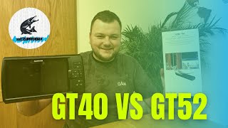 ECHOSONDA GARMIN STRIKER 9 SV  PRZETWORNIK GT40 VS GT52  RÓŻNICE MAPY I USTAWIENIA  Vlog 10 [upl. by Ahsinyd]