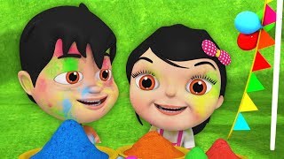 Holi Me Mach Gaya Dhamaal  Happy Holi Song in Hindi  Nursery Rhymes Hindi  Holi Song Hindi [upl. by Autumn]