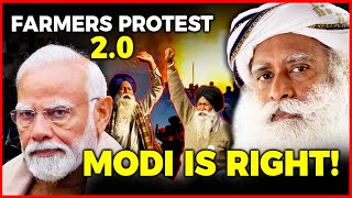 Farmers Protest 2024  Narendra Modi  Delhi  Punjab and Haryana News  Sadhguru Darshan [upl. by Laurin]