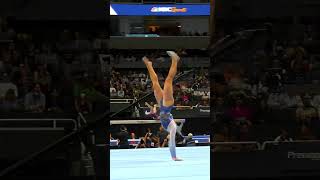 Leanne Wong Floor 2023 Xfinity Championships Senior Women Day 1 Slow Motion shorts 1 [upl. by Barnett]