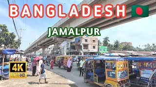 Bangladeshi 4K Walking Tour Mymensingh City 24  Jamalpur Gate Paar Jamalpur 4K Walking Tour 2024 [upl. by Sivatnod]