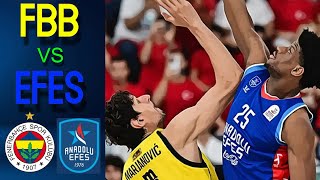 Fenerbahche Beko  Anadolu Efes  Supercup  Full Game Highlights [upl. by Nwahsyd]