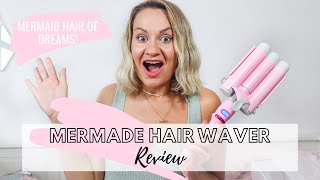 Mermaid Hair Waver Review  MermadeMermaid Hair Tutorial [upl. by Hairom]