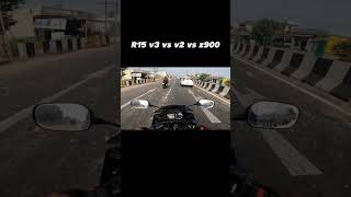 R15 v3 vs v2 vs z900 viral viralvideo viralvideo z900 [upl. by Aela]