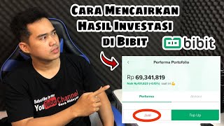 CARA MENJUAL HASIL INVESTASI DI BIBIT  BISA DICAIRKAN KAPAN SAJA [upl. by Inaliak5]