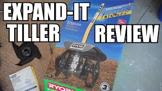 Ryobi Tiller Cultivator Expandit Attachment Review [upl. by Caldeira]