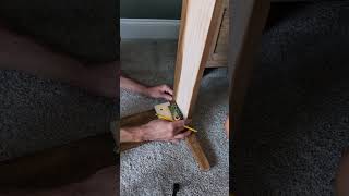 DIY platform bed frame with just three tools diybed bedroomfurniture diyfurniture diybedroom [upl. by Nel]