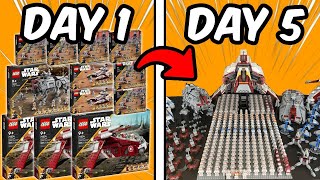 I Built a LEGO CLONE ARMY in 5 DAYS [upl. by Aliemaj251]