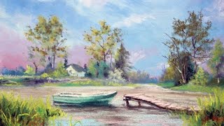 PanPastels and Soft Pastels Landscape [upl. by Meit470]