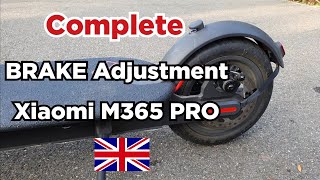 How to ADJUST BRAKES  Xiaomi M365 PRO [upl. by Drusy220]