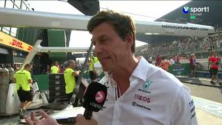 Viaplay — F1 Zandvoort 2022 Toto Wolff Post Race Interview [upl. by Meingoldas]