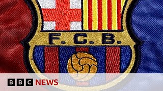 FC Barcelona Police raid football referee offices as part of corruption investigation  BBC News [upl. by Amalburga926]