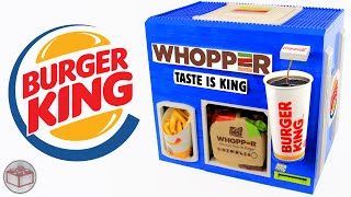 Burger King WHOPPER Meal Custom LEGO Machine  French Fries amp Coca Cola [upl. by Assilana]