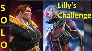 MCoC How To Beat Antman Solo  Evangeline Lillys Champion Challenge [upl. by Nnylidnarb]