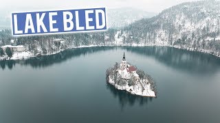 Visiting Lake Bled  Bucket List Destination in SLOVENIA [upl. by Aenert]