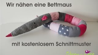 Bettmaus nähen mit kostenlosem Schnittmuster  Ideenwiese [upl. by Zeta672]