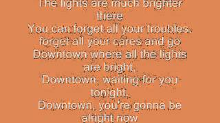 Downtown Petula Clark with lyrics [upl. by Stiegler]