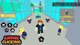 Noob ao pro no Anime Clicking Advance Roblox [upl. by Calle]